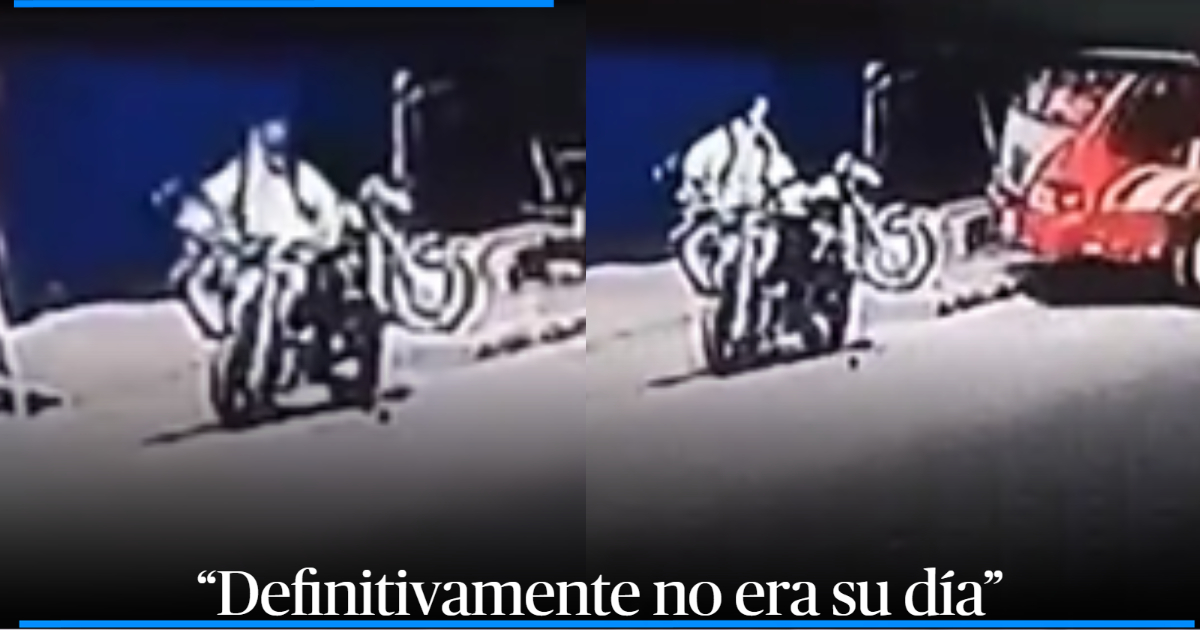 Los Milagros S Existen Motociclista Se Salv Por Un Pelo De Morir